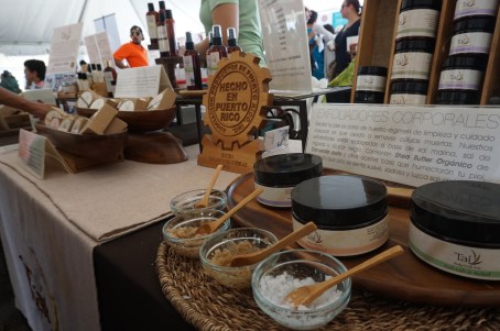 TAI, Natural body scrubs made with sea salts, epson salts, brown sugar, and fair-trade organic shea butter.