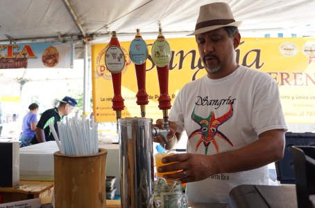 Sangría Verberena is made with various native fruits. I had the acerola (Caribbean cherry) and passion fruit - both were delicious!